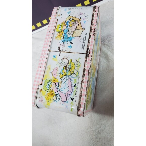 Original Vintage 1974 Polly Pal Classic Character Metal Lunch Box with Thermos - Picture 13 of 16